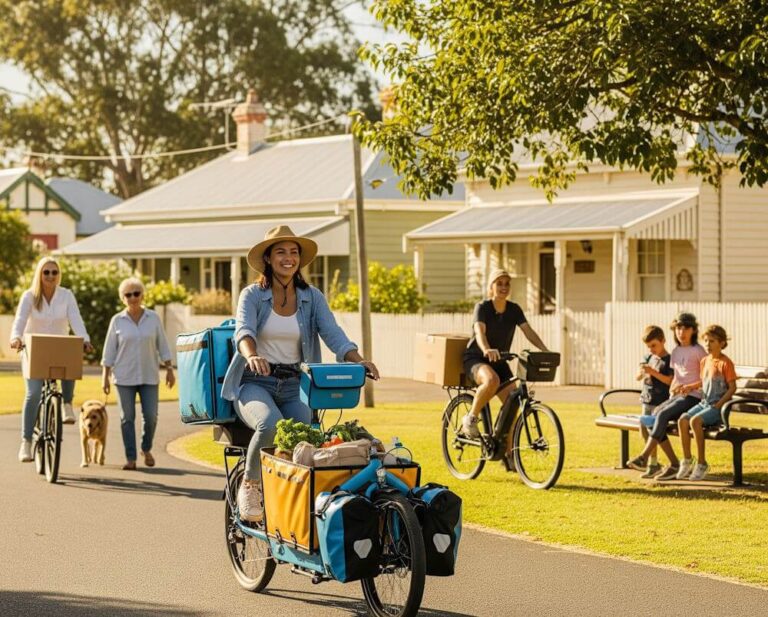 Why Bike Delivery Is the Green Future for Small Aussie Towns